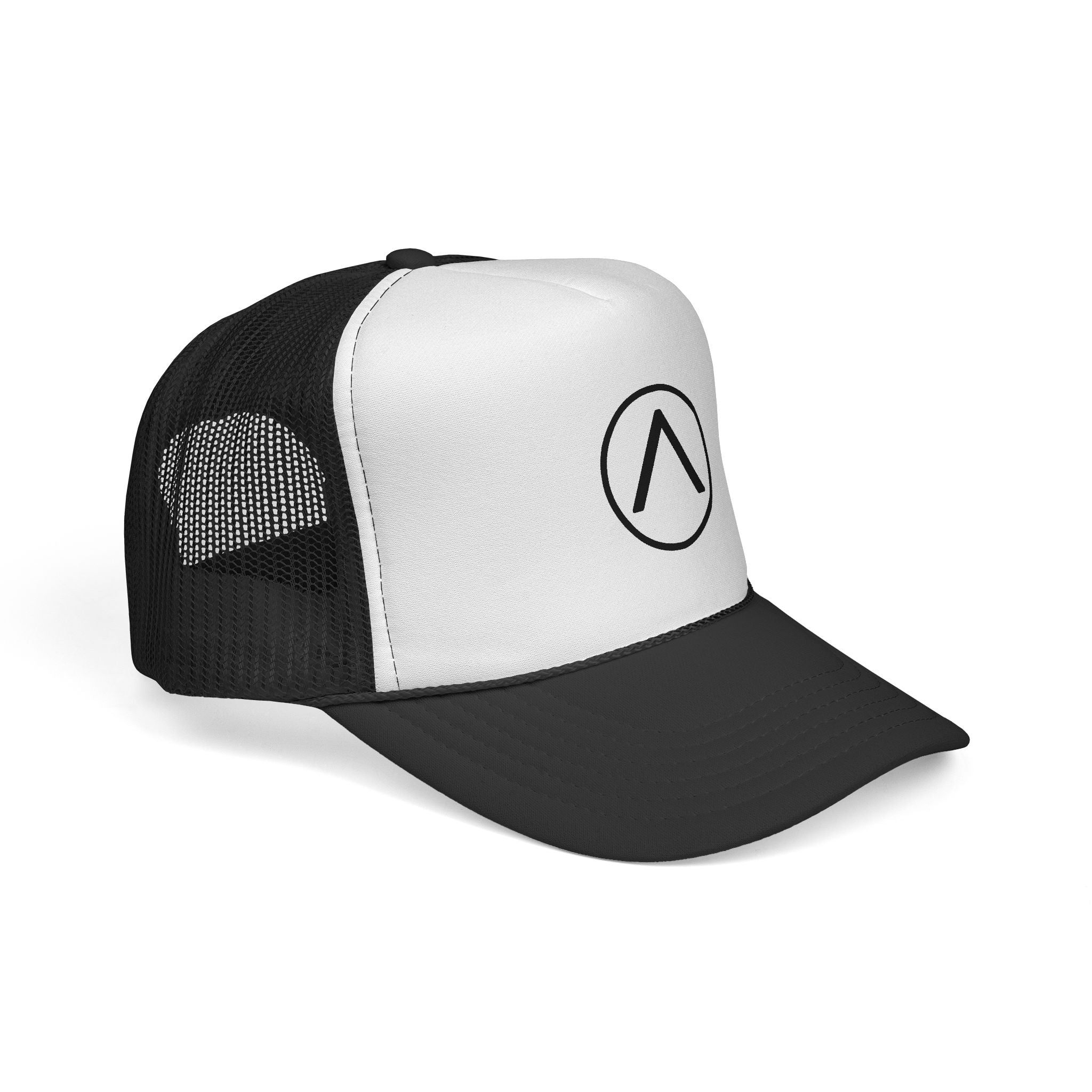 Alastary Black & White Mesh Hat